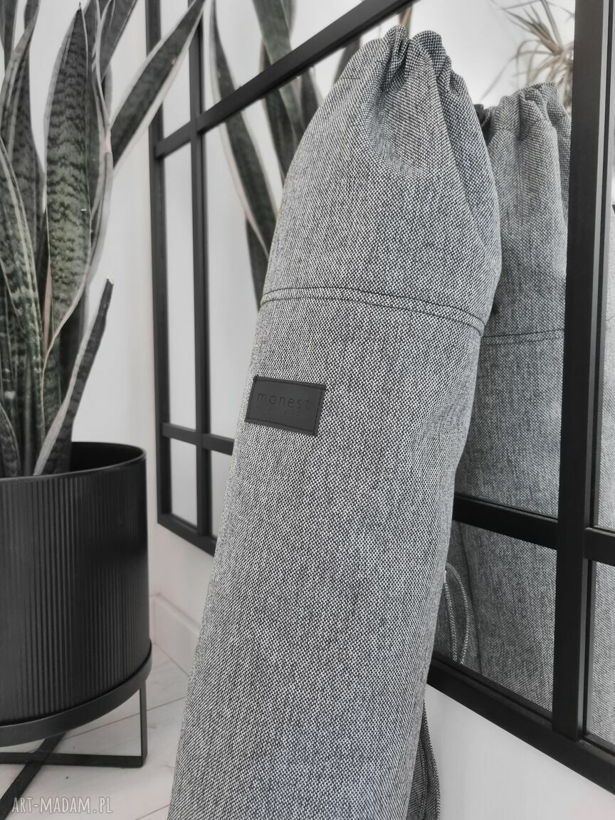 Ręcznie szyty pokrowiec na matę do jogi - torba Monest atelier