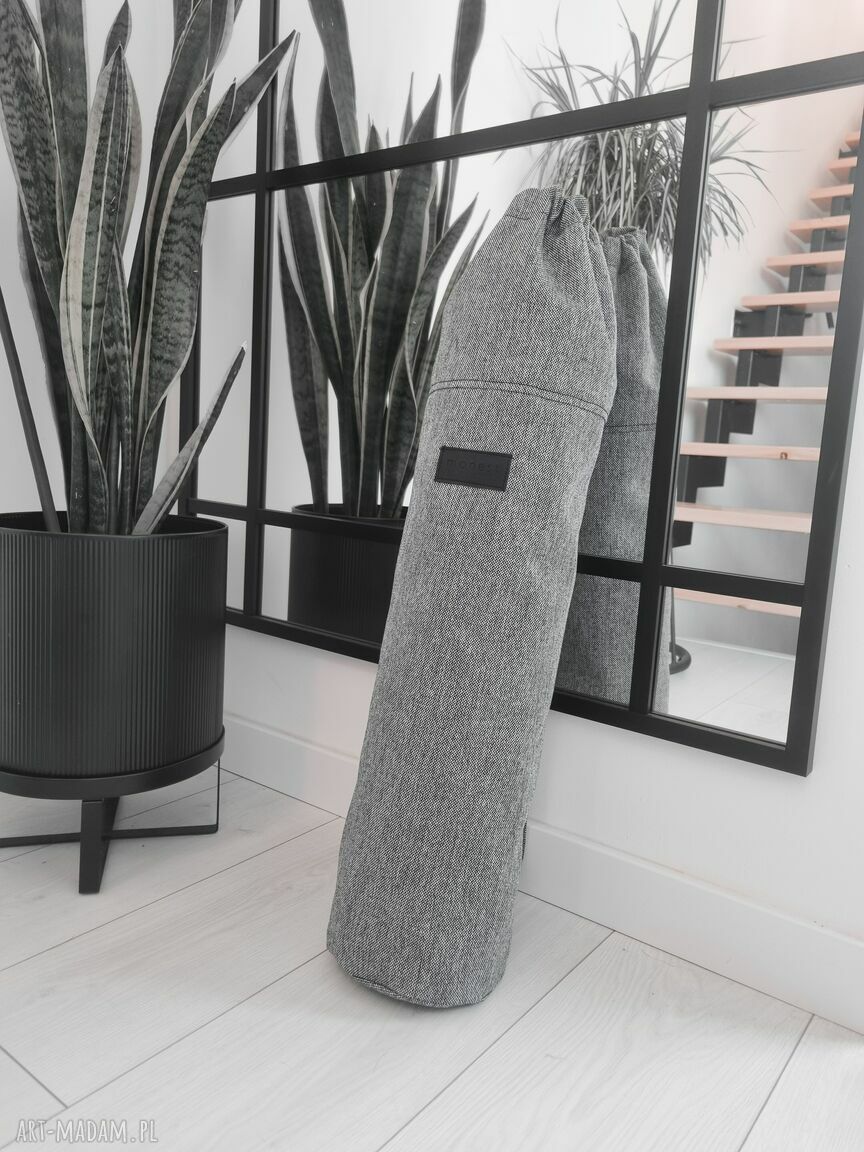 Ręcznie szyty pokrowiec na matę do jogi - torba Monest atelier