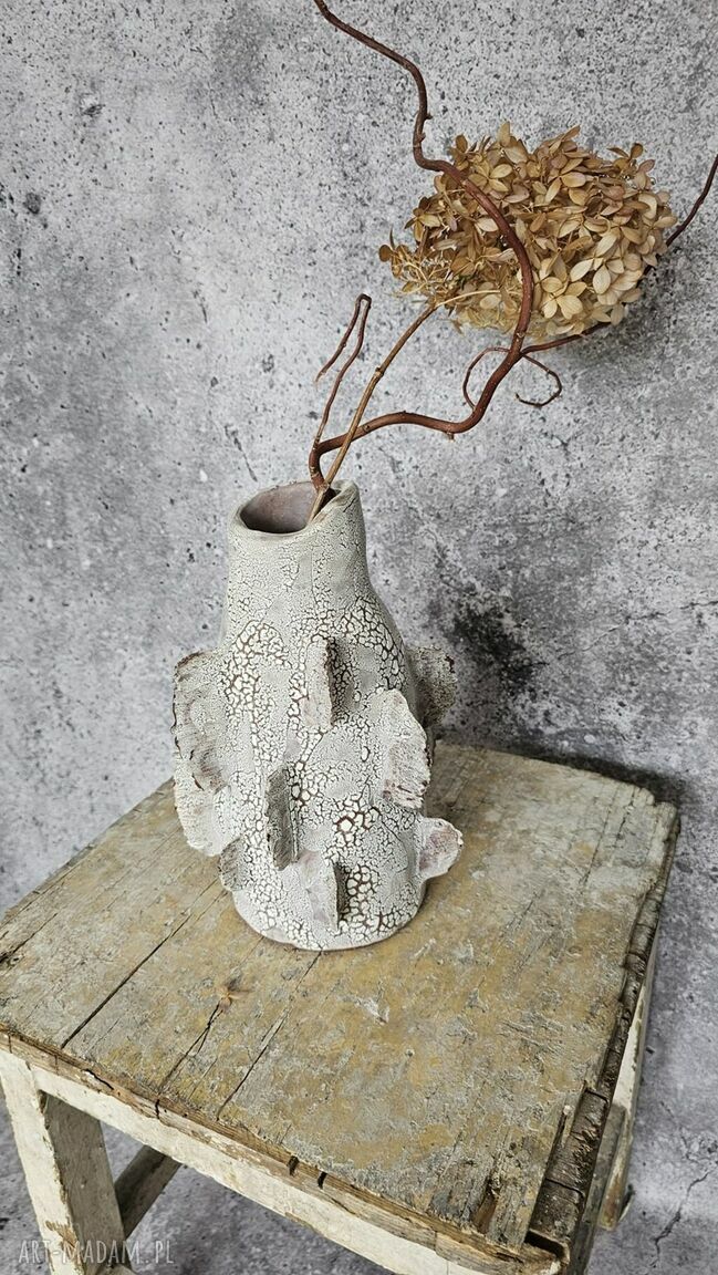 Wazon ceramiczny z kolekcji Morskiej - poLEPIONE