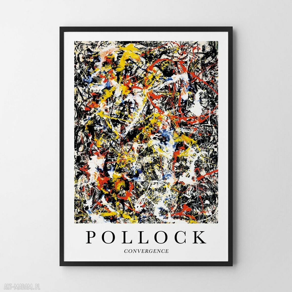 Plakat Pollock Convergence 50x70 cm - abstrakcja