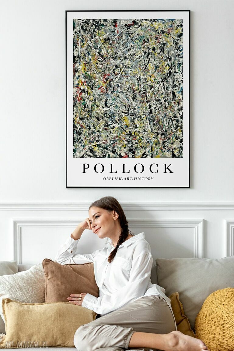 Pollock Obelisk - plakat 50x70 cm (Jackson Pollock)
