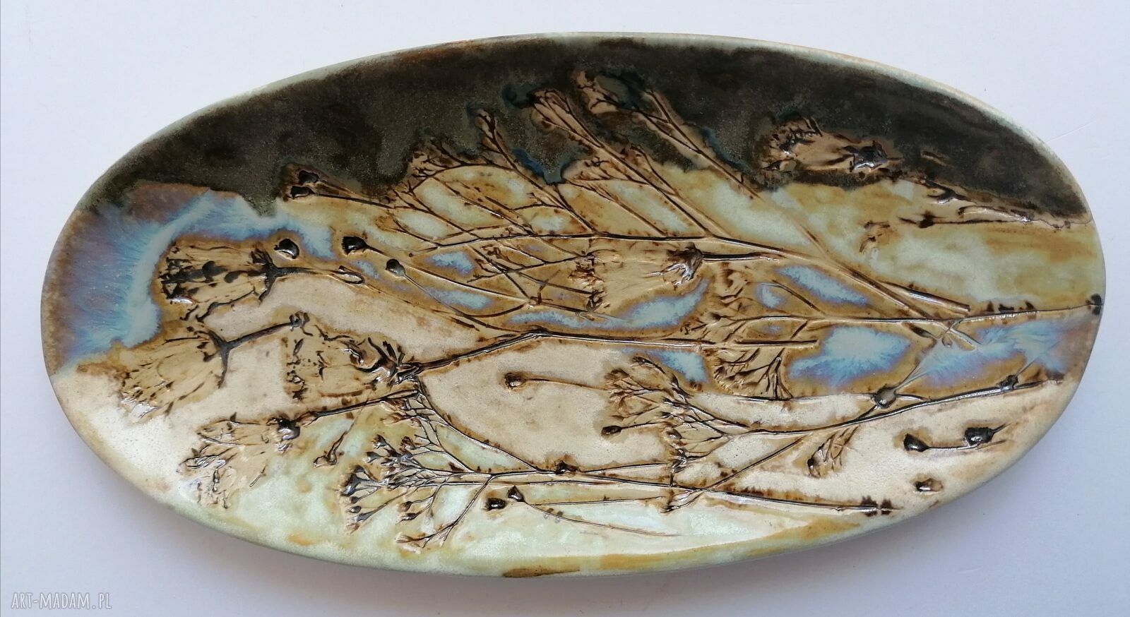 Półmisek „Jak bukiet kwiatów” - ceramika handmade