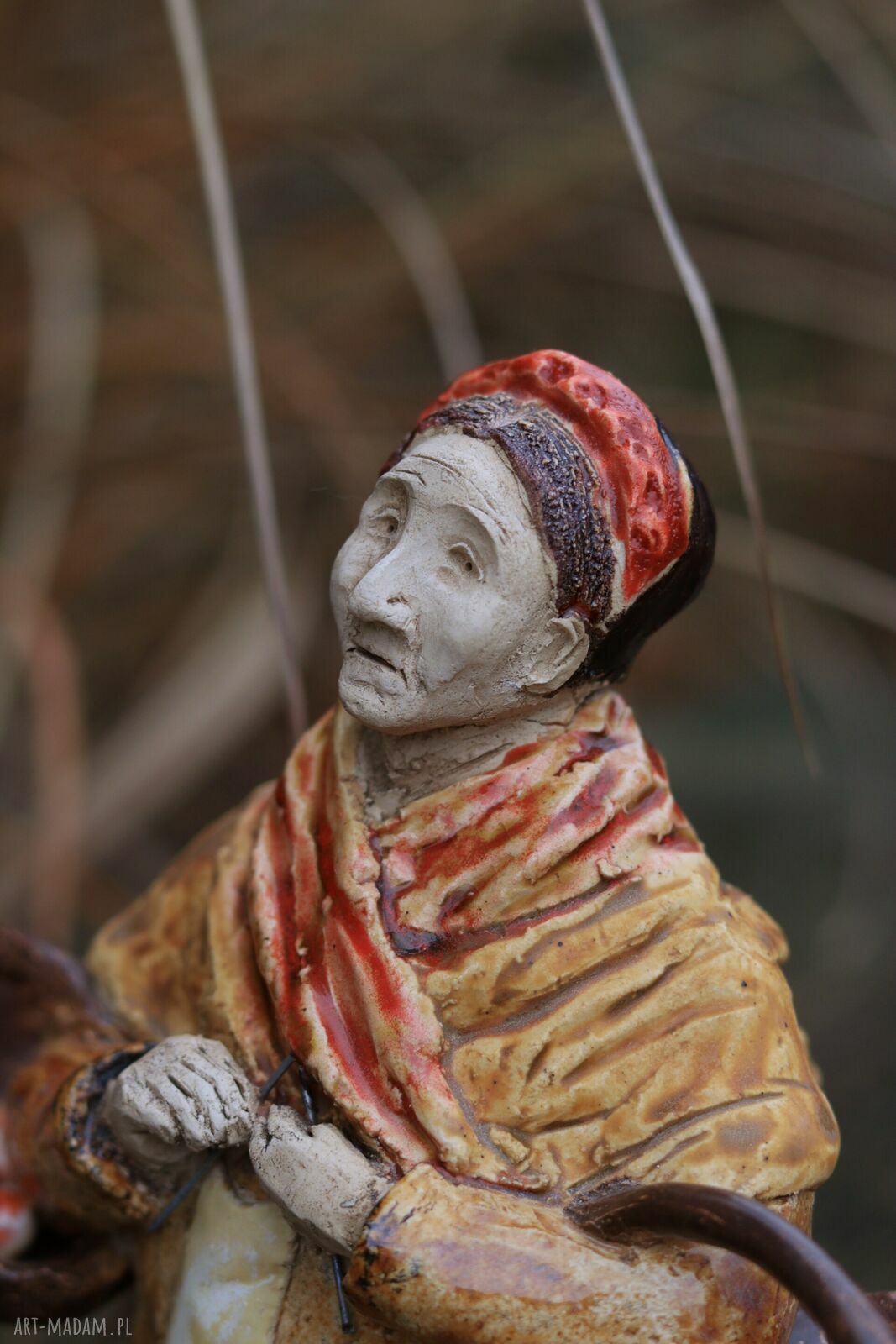 Pomarańczarka - ceramiczna figurka inspirowana Gierymskim