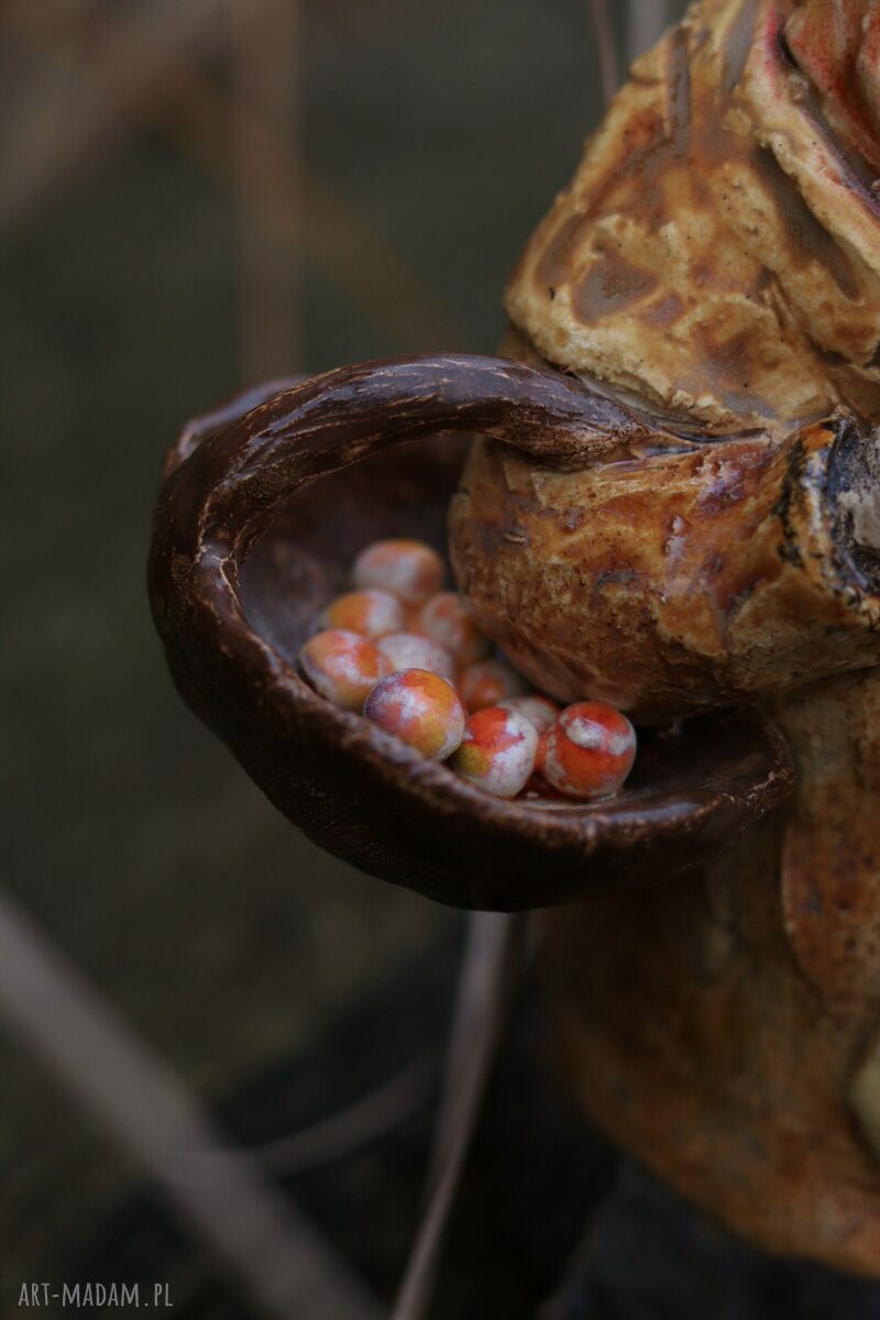 Pomarańczarka - figurka rzeźba ceramiczna Enio Art