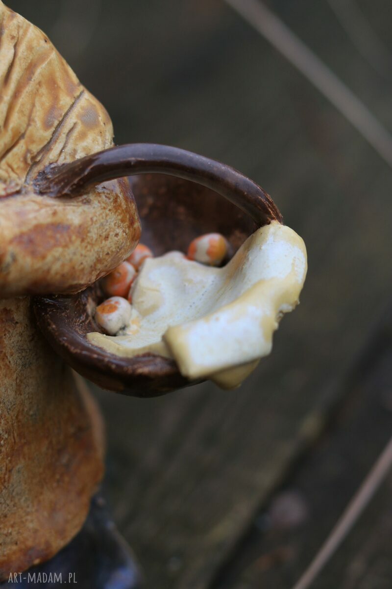 Pomarańczarka - figurka rzeźba ceramiczna Enio Art