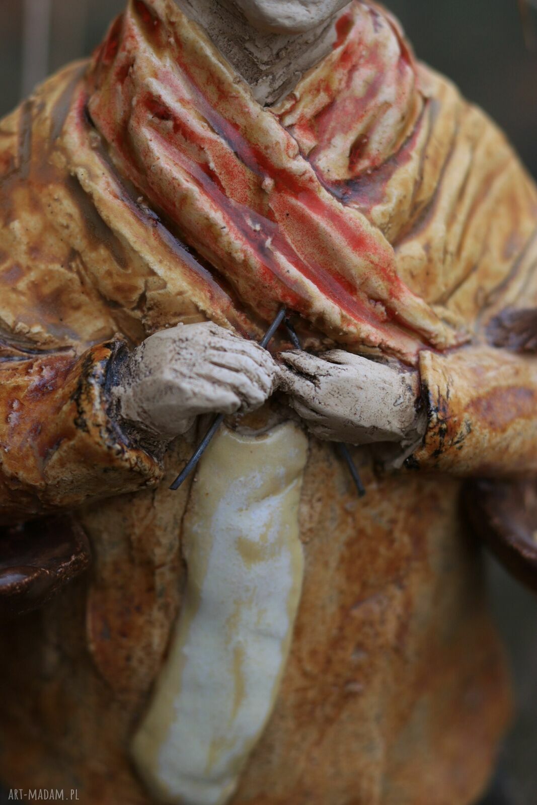 Pomarańczarka - figurka rzeźba ceramiczna Enio Art