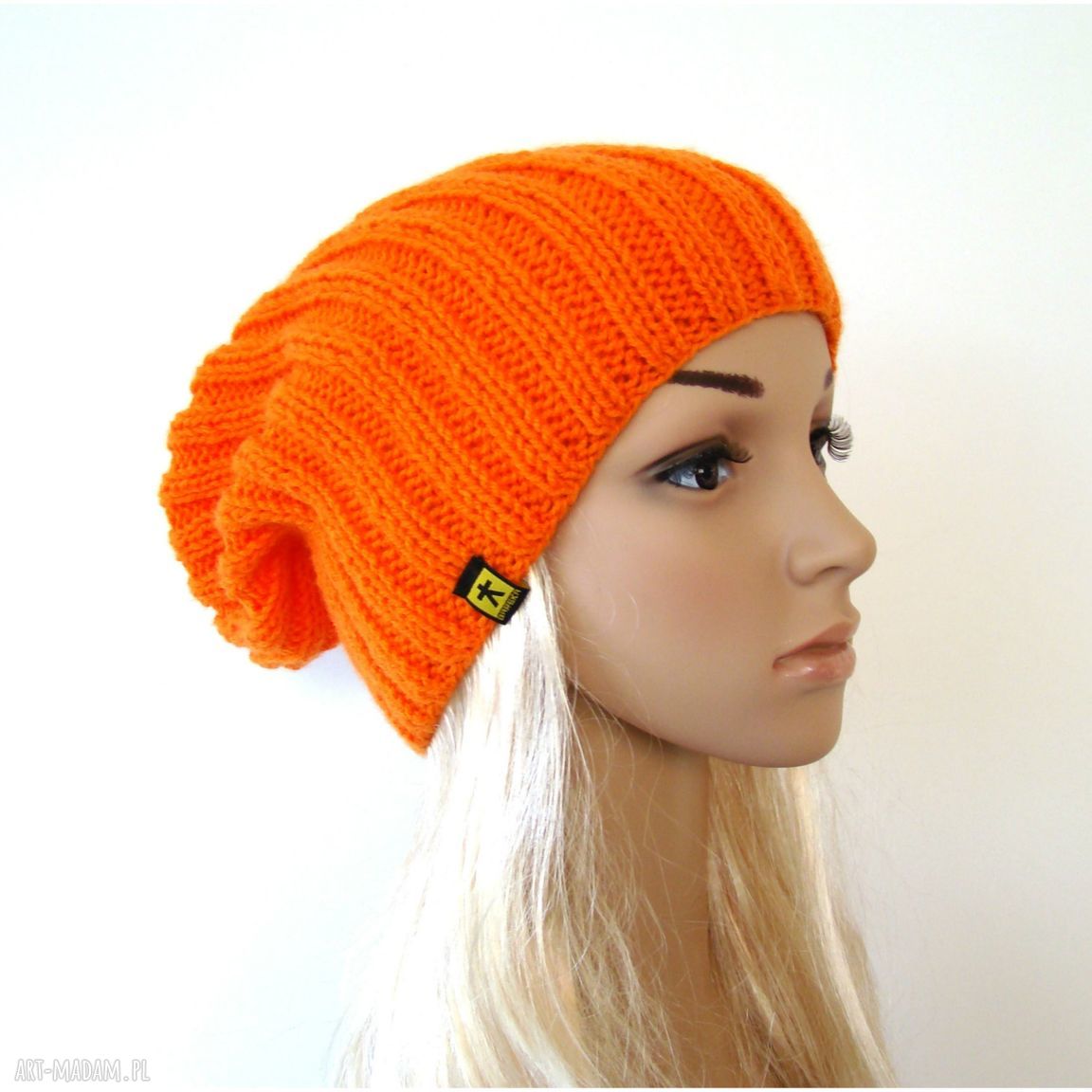 pomarańczowa czapka unisex