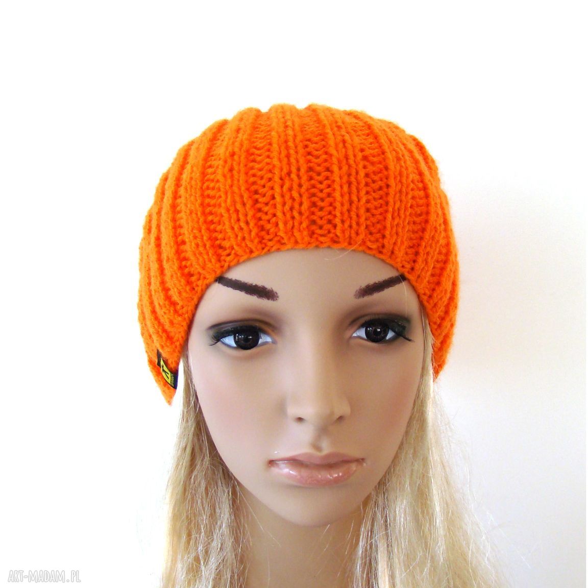 pomarańczowa czapka unisex
