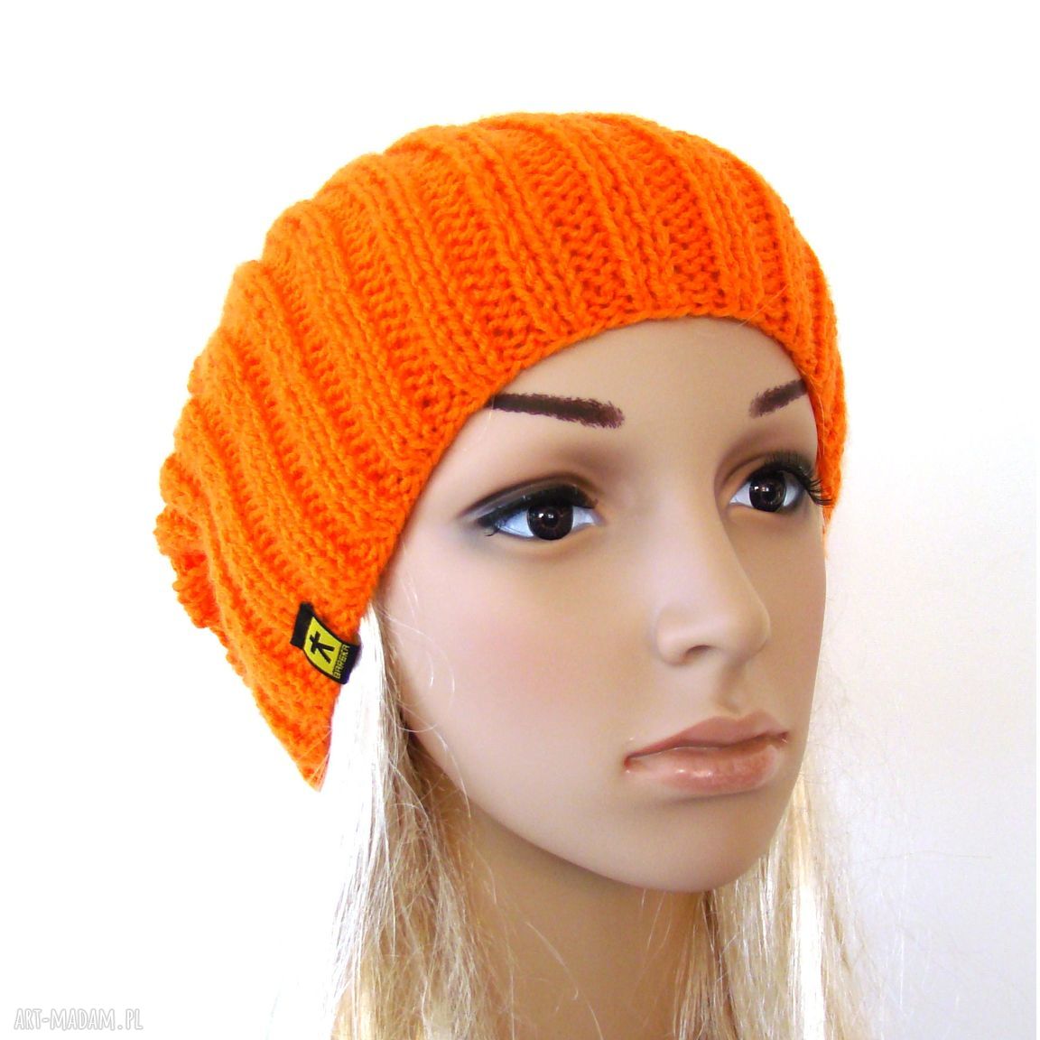 pomarańczowa czapka unisex