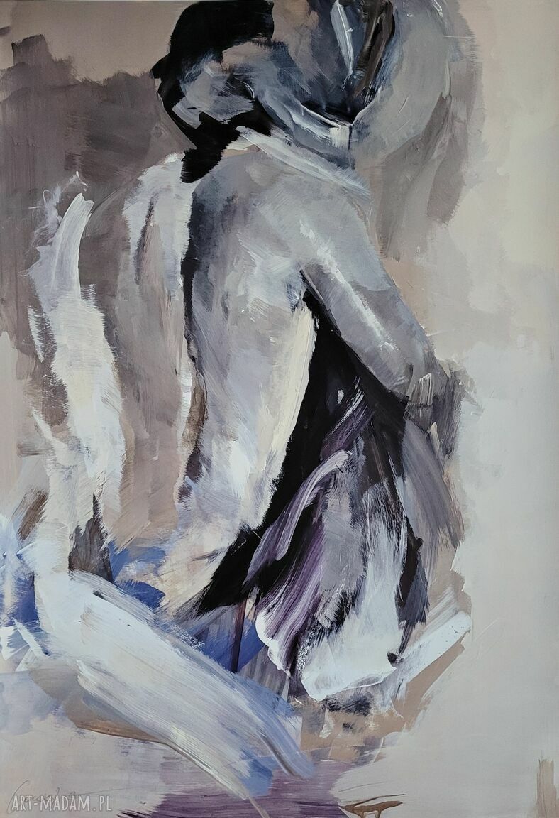 Pomiędzy Zmysłami - inkografia fine art 50x70 cm do sypialni dla dwojga