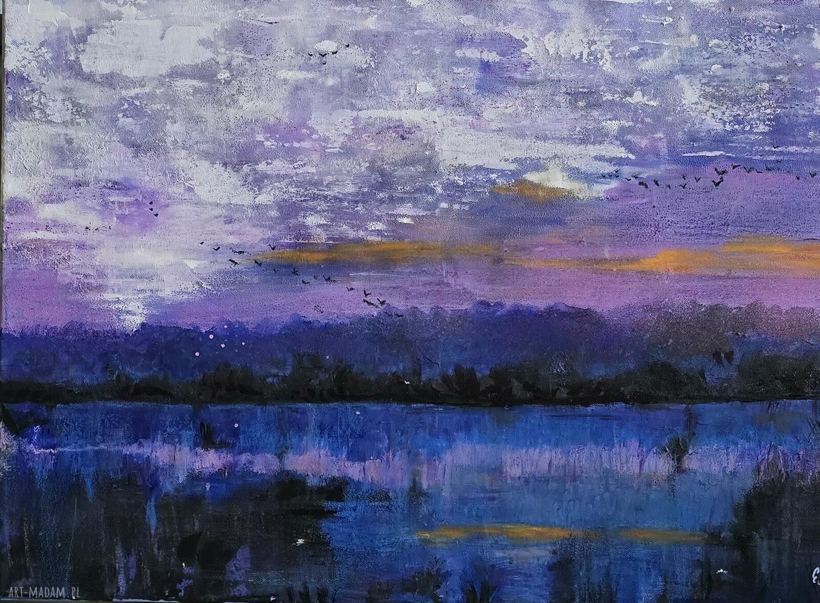 Poranek - obraz akrylowy na płótnie 70x50x1 cm