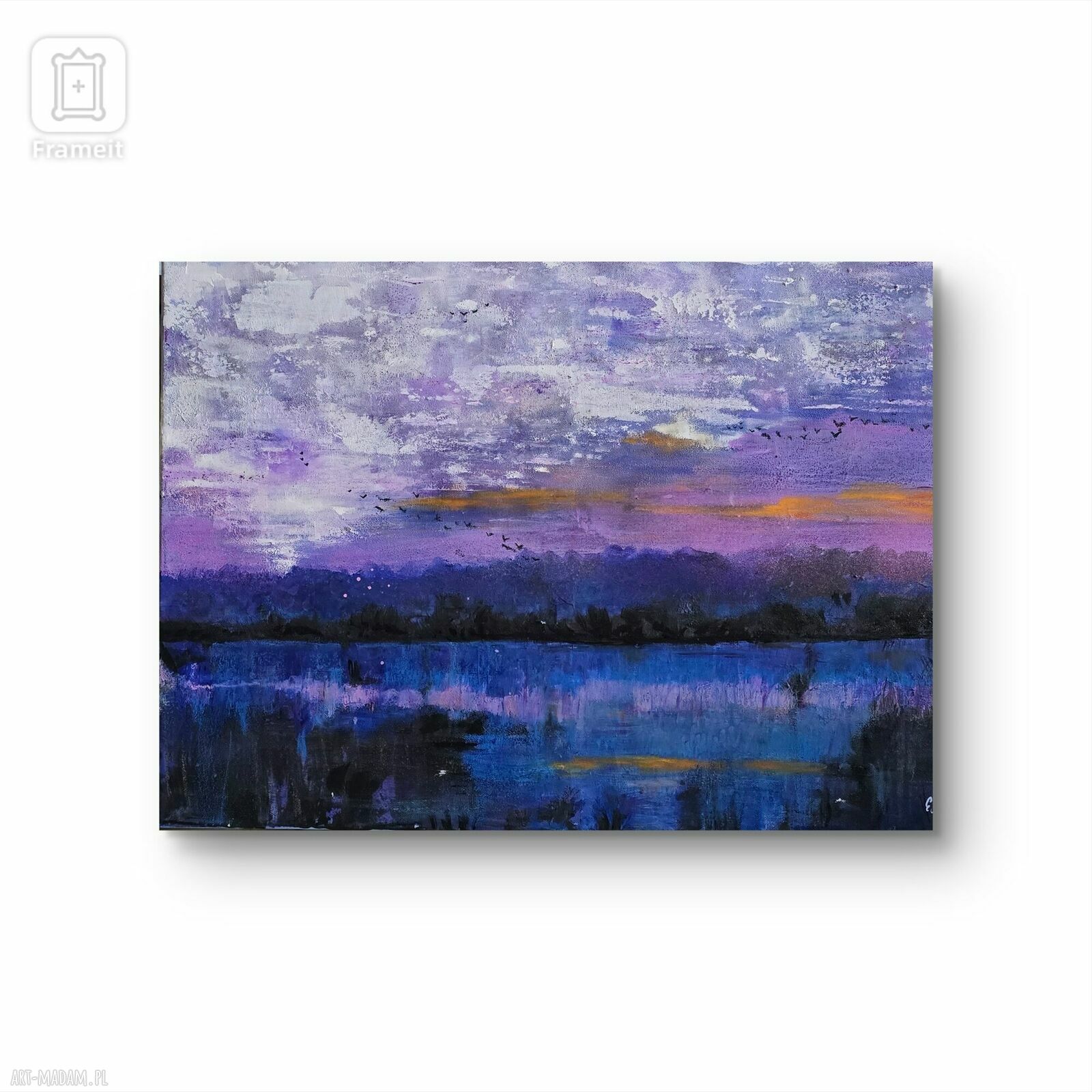 Poranek - obraz akrylowy na płótnie 70x50x1 cm