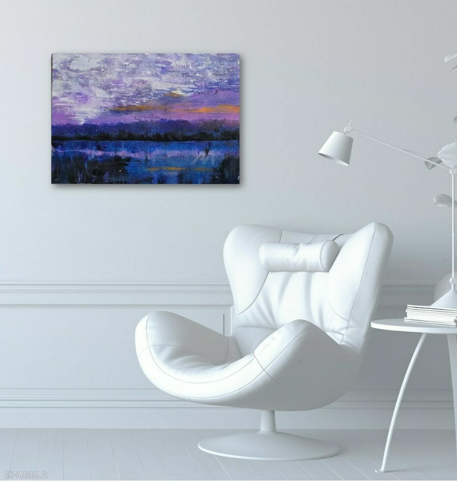 Poranek - obraz akrylowy na płótnie 70x50x1 cm