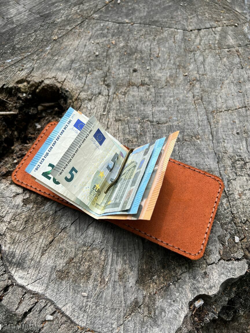 Portfel skórzany Bad Mother Fucker z klipsem na banknoty i karty (8 x 11 cm)