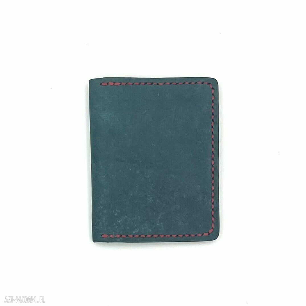 portfele: Portfel na karty ze skóry ręcznie uszyty. hand made