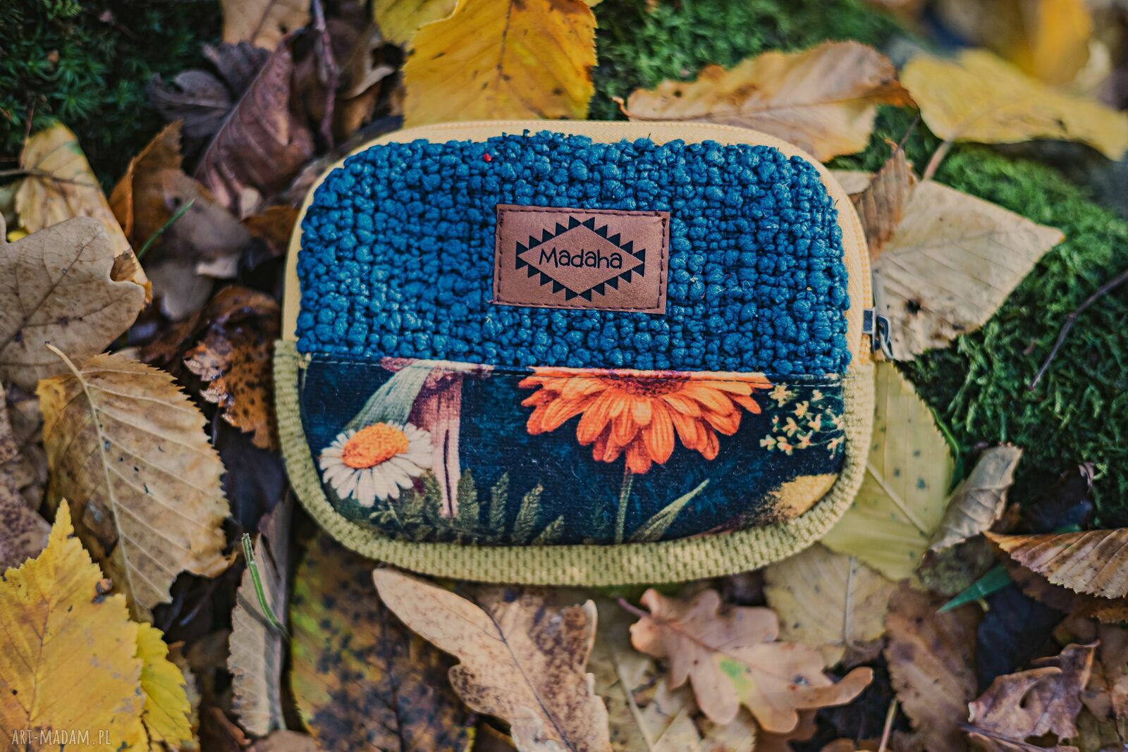 Kolorowy portfelik handmade patchwork