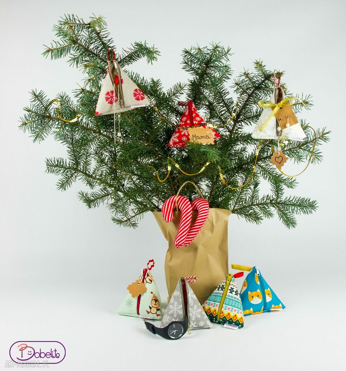 PORTMONETKA TIPI na choinkę lub pod choinkę:)