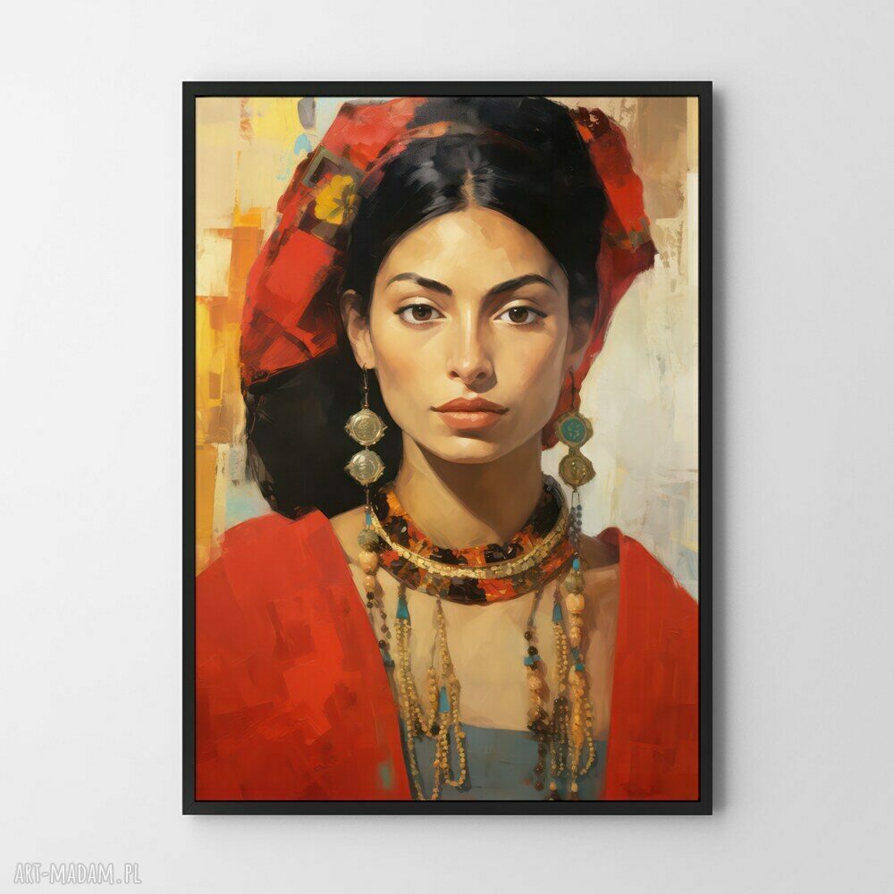 Portret kobiety - plakat 61x91 cm Hogstudio