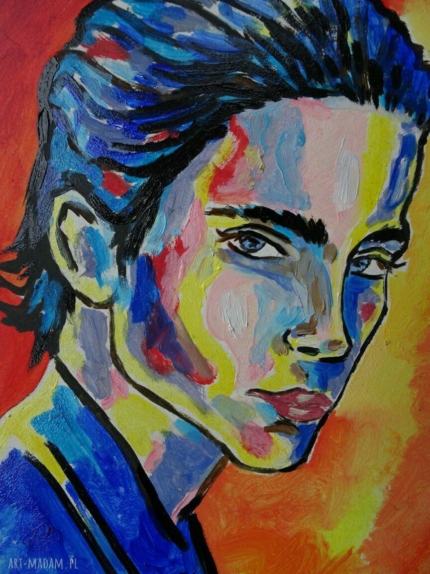 Portret olejny Paula Atrydy (Diuna) - obraz do nowoczesnego wnętrza