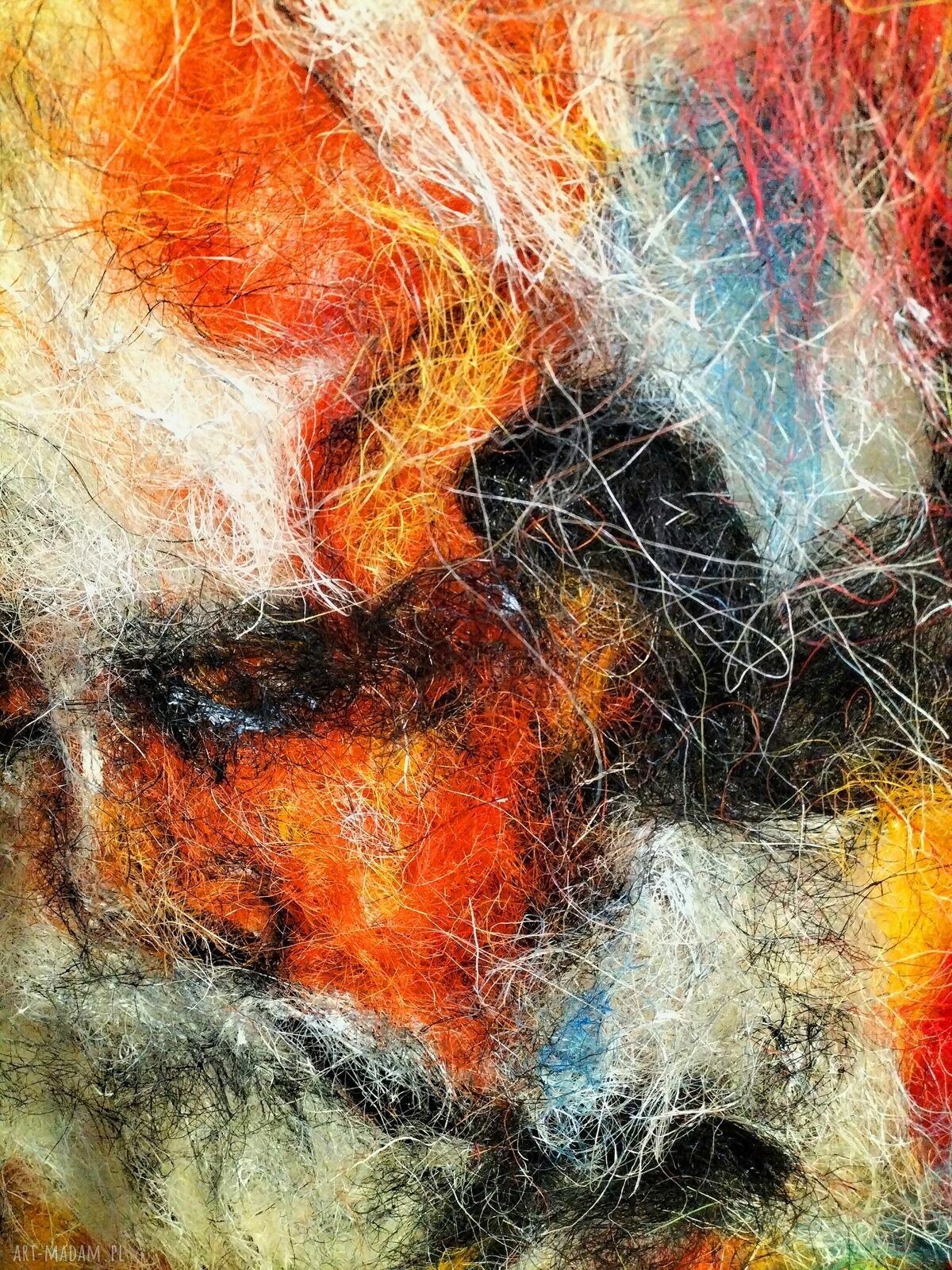 Portret w kolorach - emocjonalna głębia w strukturze sizalu