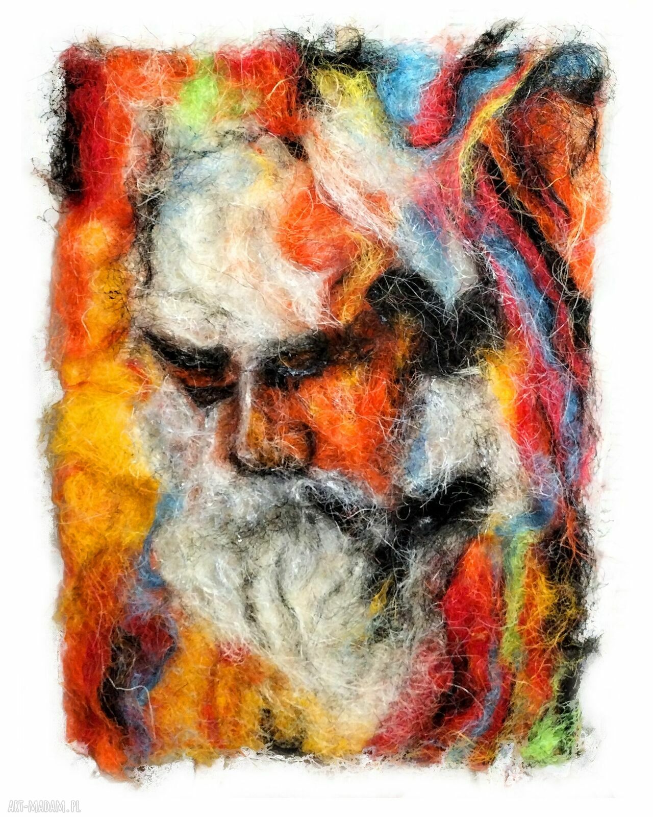 Portret w kolorach - emocjonalna głębia w strukturze sizalu