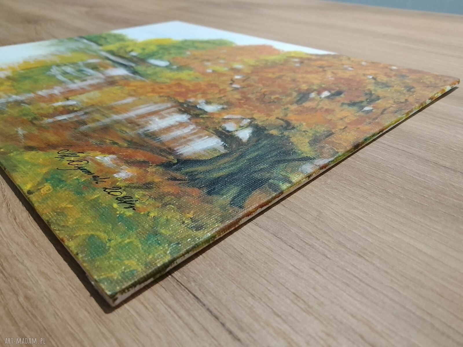 Dyptyk „Natura pędzlem malowana” - zestaw 2 ręcznie malowanych obrazów akrylowych