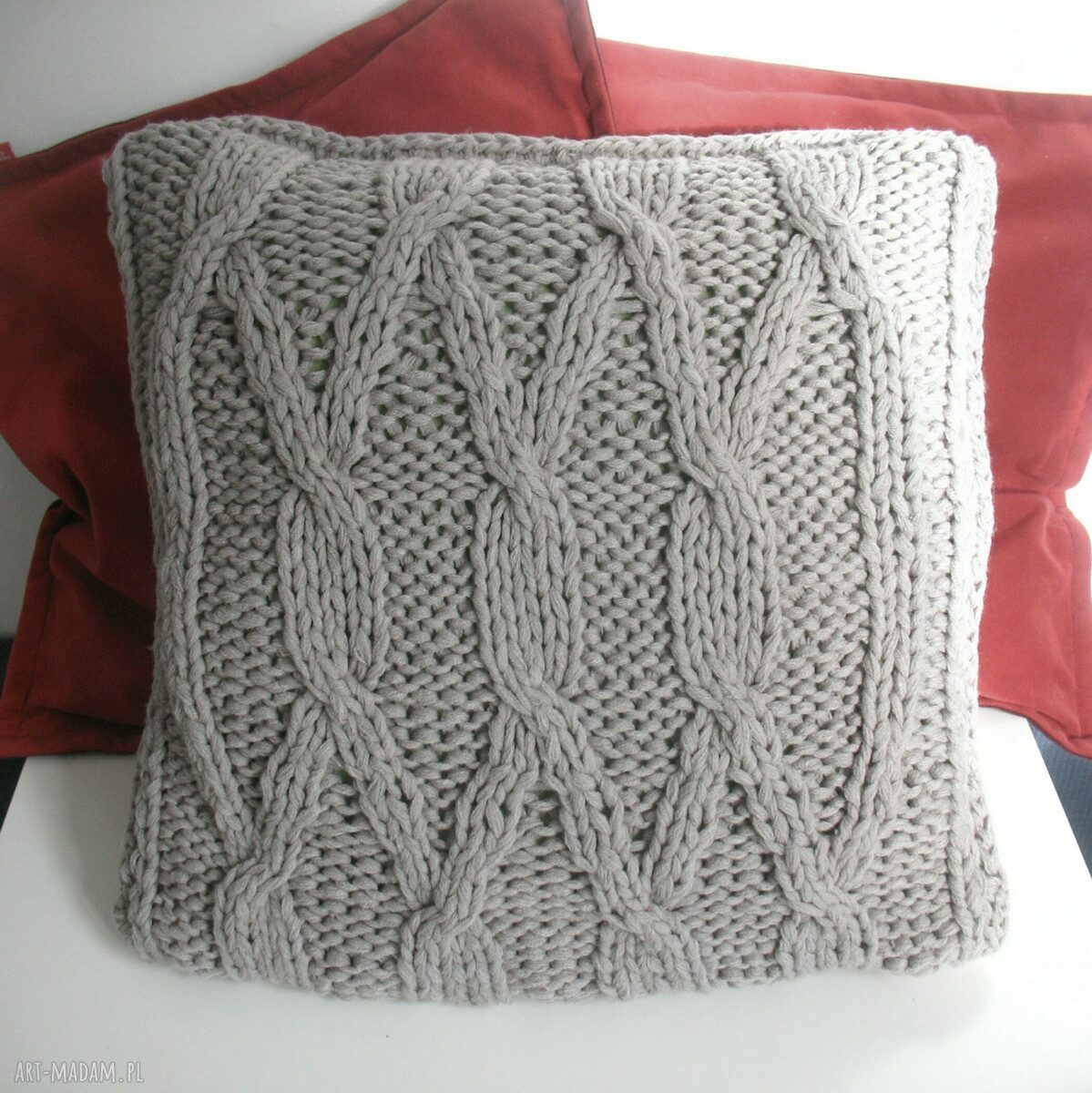 poduszki: poszewka na poduszkę Hand Made