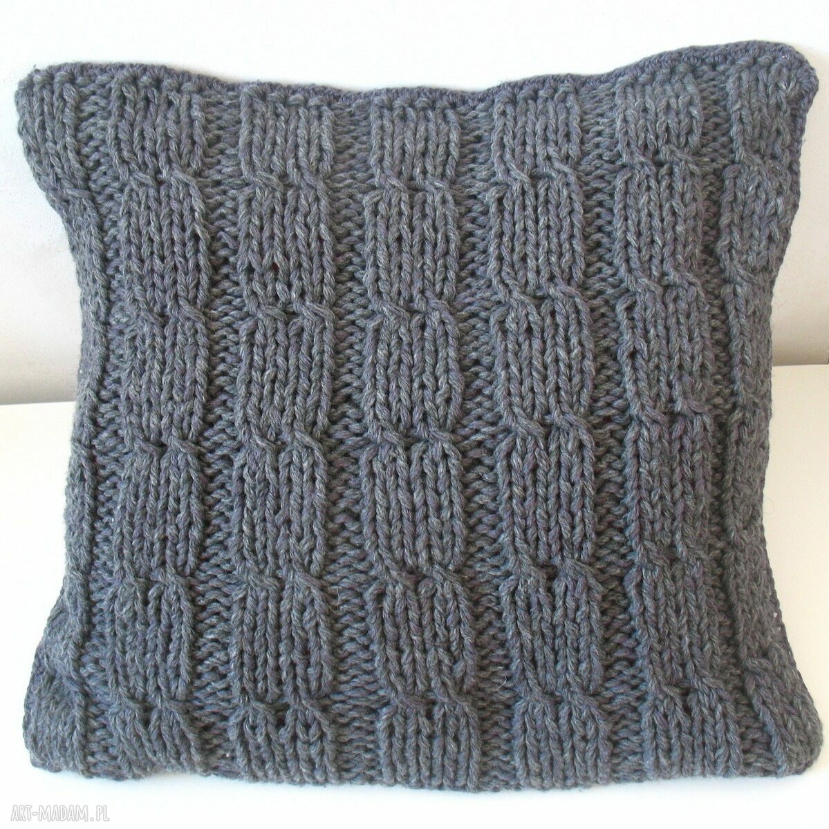 Poszewka poduszkę rękodzieło nietuzinkowa wykonana