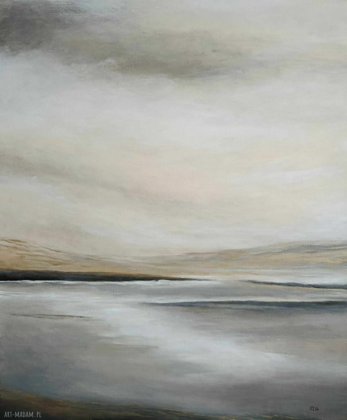 Potrzeba spokoju - obraz akrylowy 60x50 cm na płótnie do powieszenia