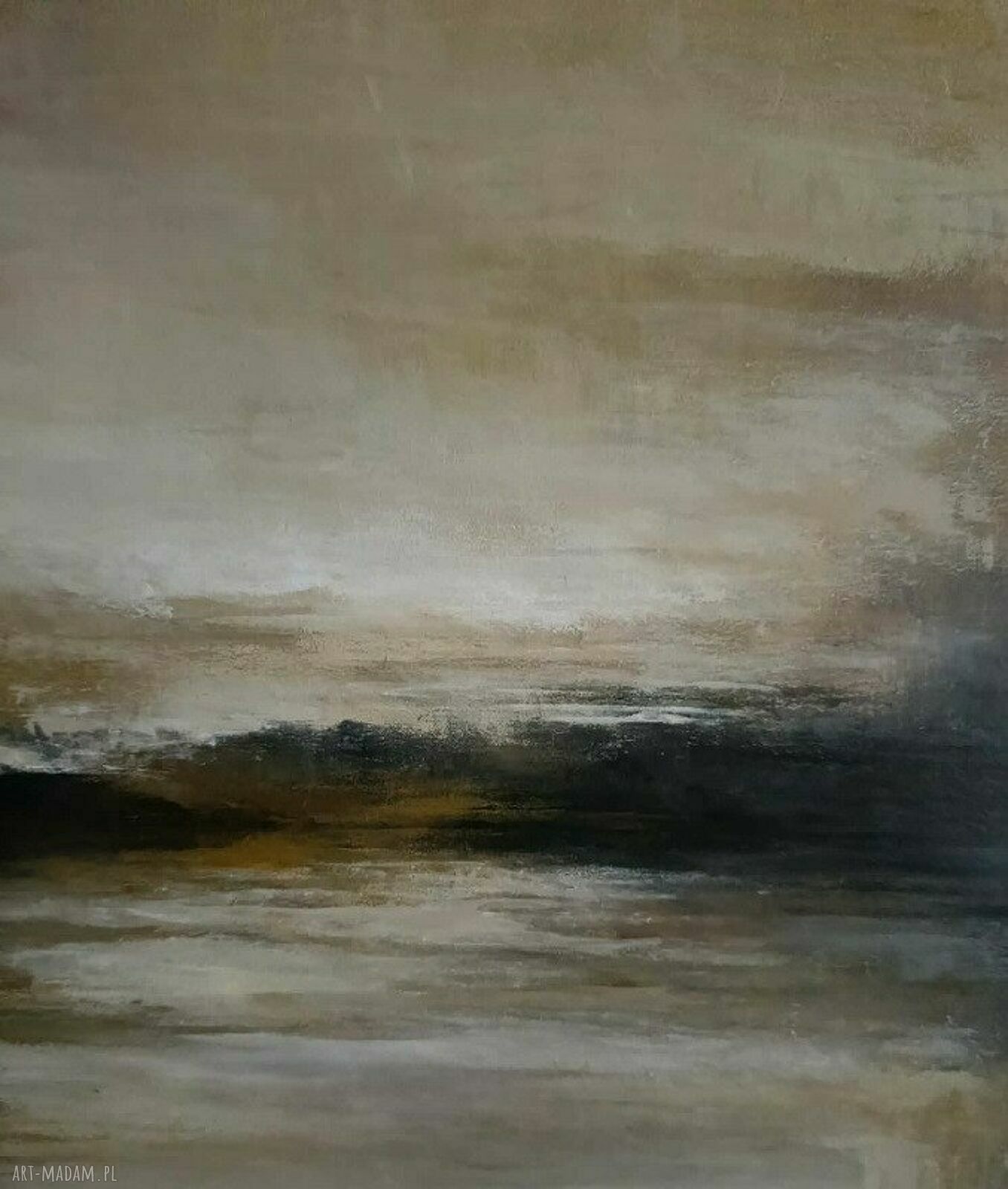 Poza czasem - ręcznie malowany obraz akrylowy 80x60 cm