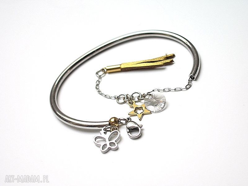 Bransoletka z łańcuszkiem ze stali szlachetnej - Alloy's Collection
