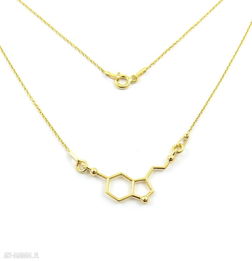 Pozłacany naszyjnik SEROTONINA