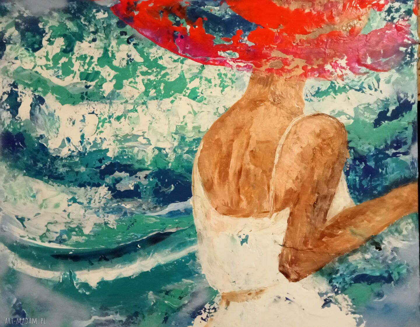 Pretty Woman - obraz akrylowy 40x50x2 cm, gotowy do zawieszenia