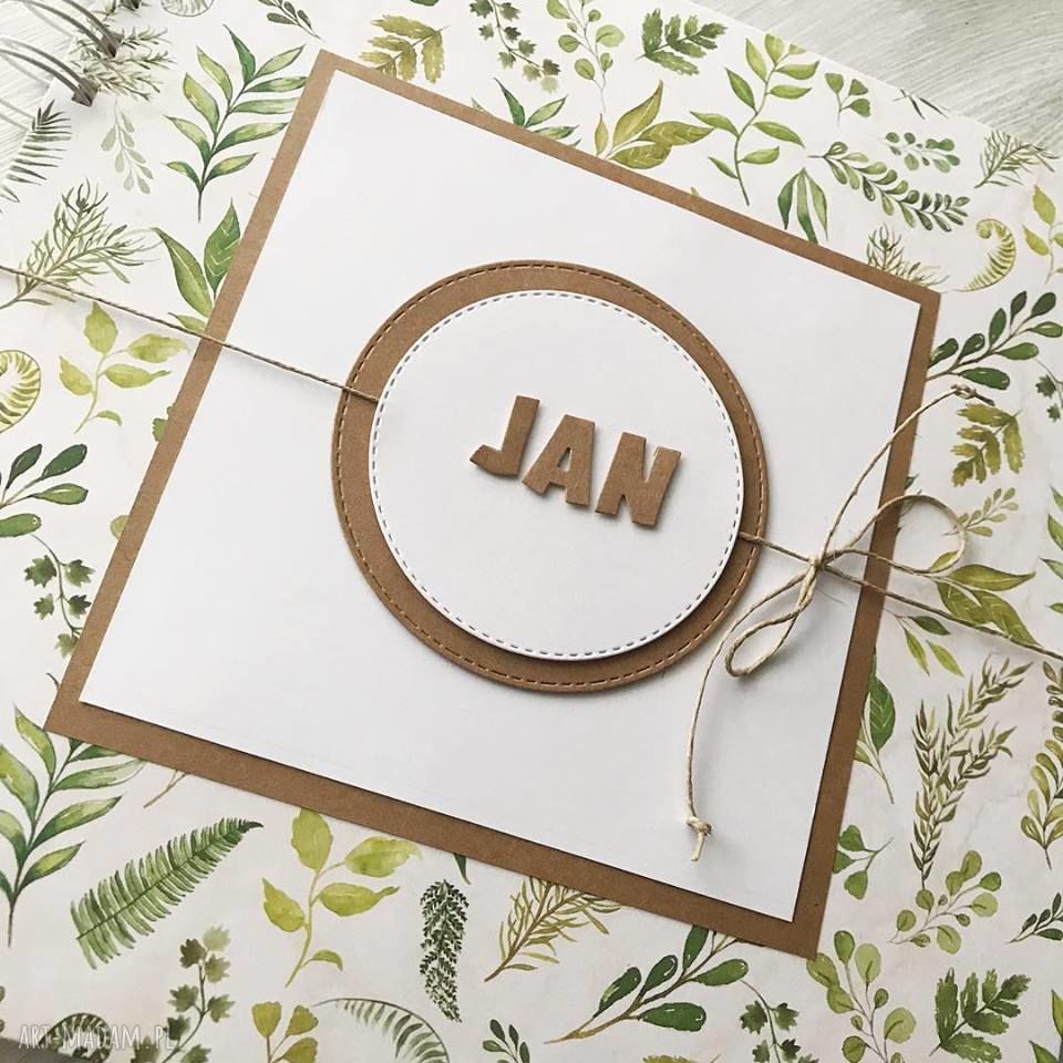 scrapbooking albumy: Album w rustykalnym stylu hand made