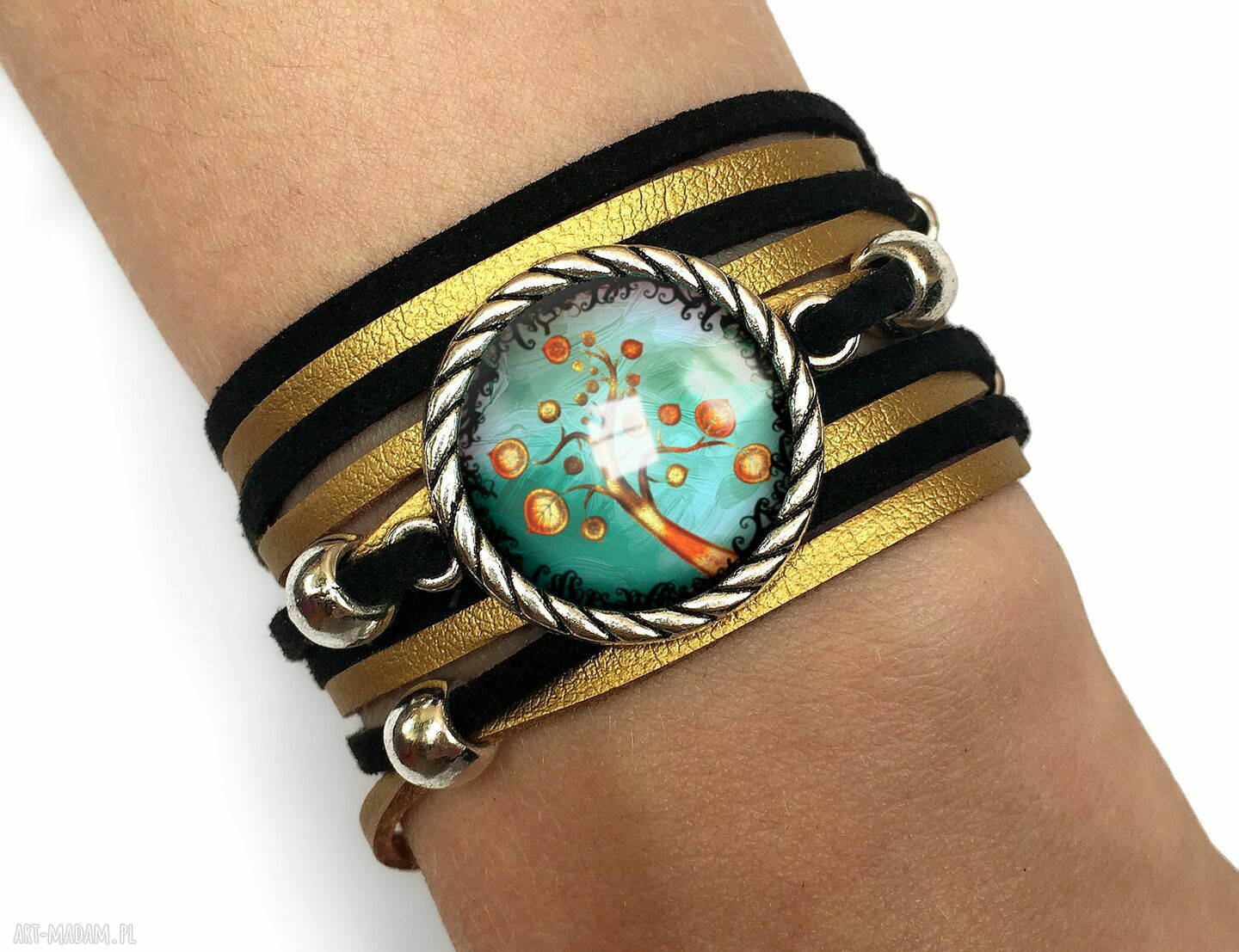 Bransoletka drzewo miŁoŚci miłosne walentynkowy prezent ręcznie