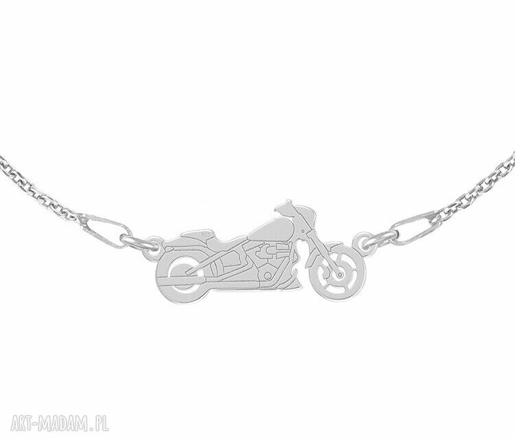 bransoletki: BRANSOLETKA z motocyklem PASSION handmade