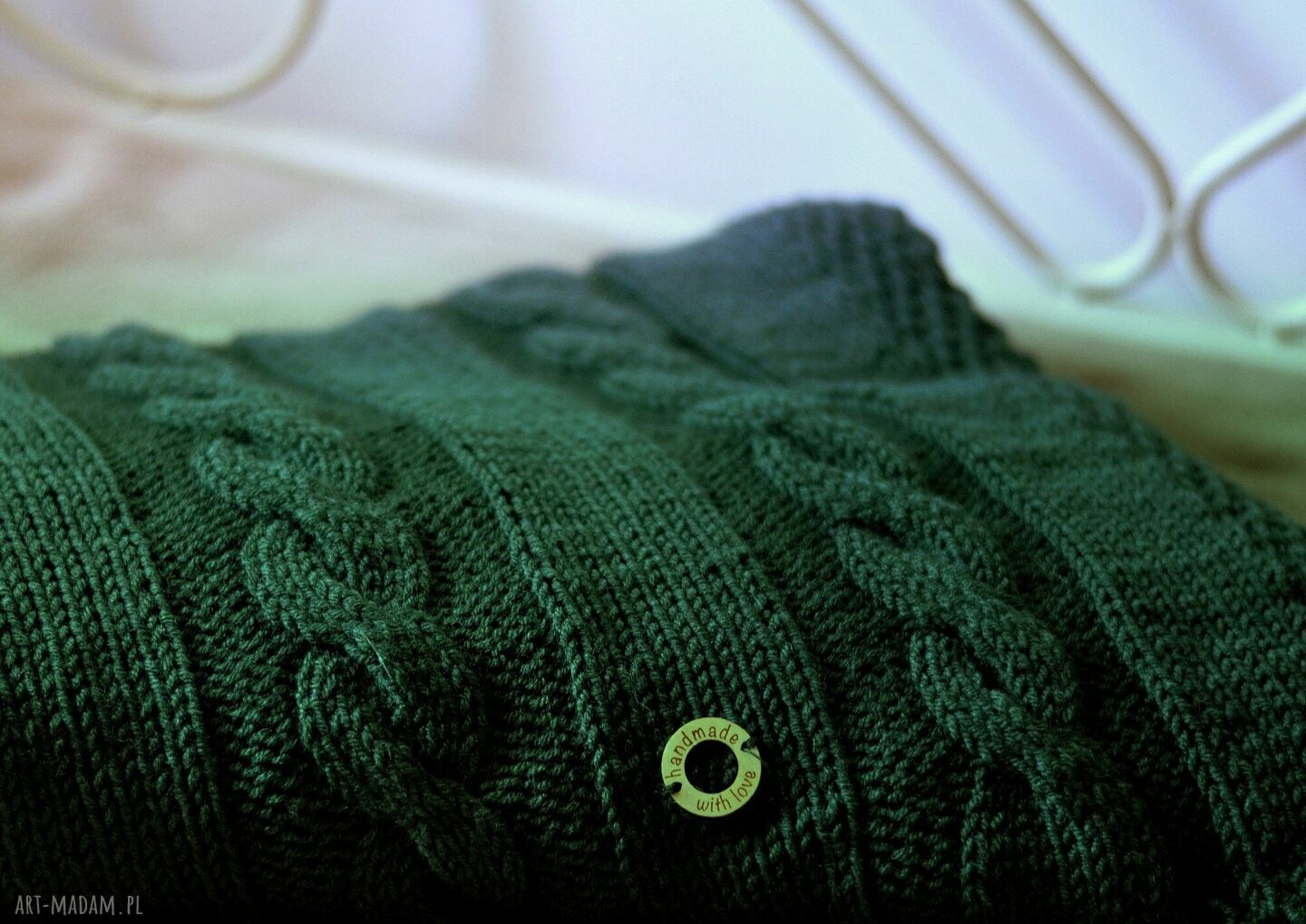 koce i narzuty: ciepły pled Handmade