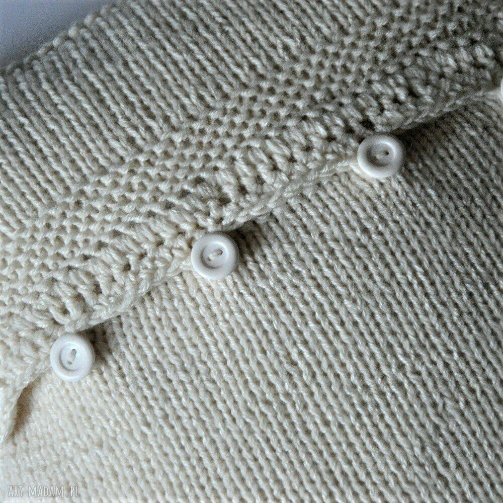 poduszki: dziergana poszewka Handmade