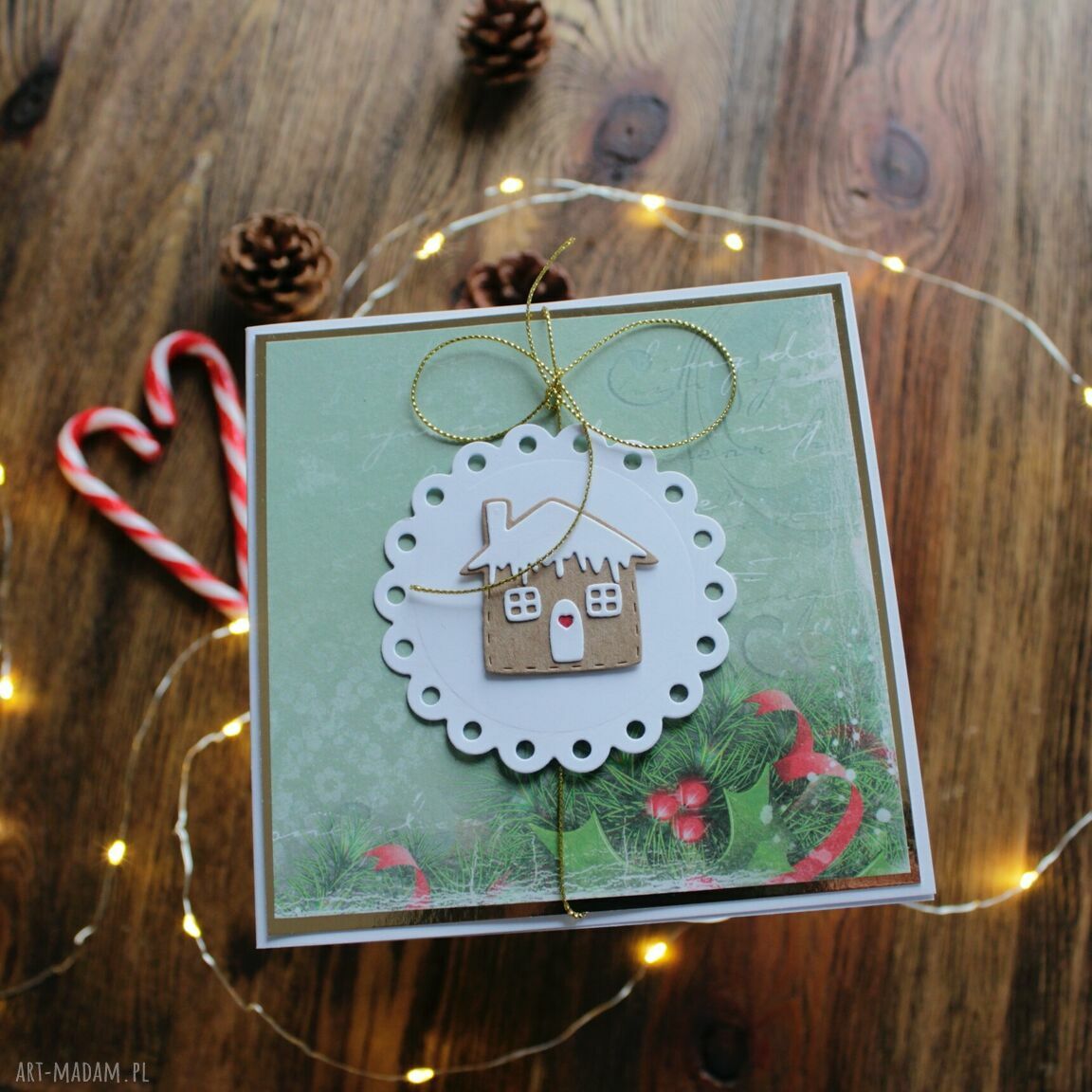 Prezenty . Kartka boże narodzenie Święta Świąteczna