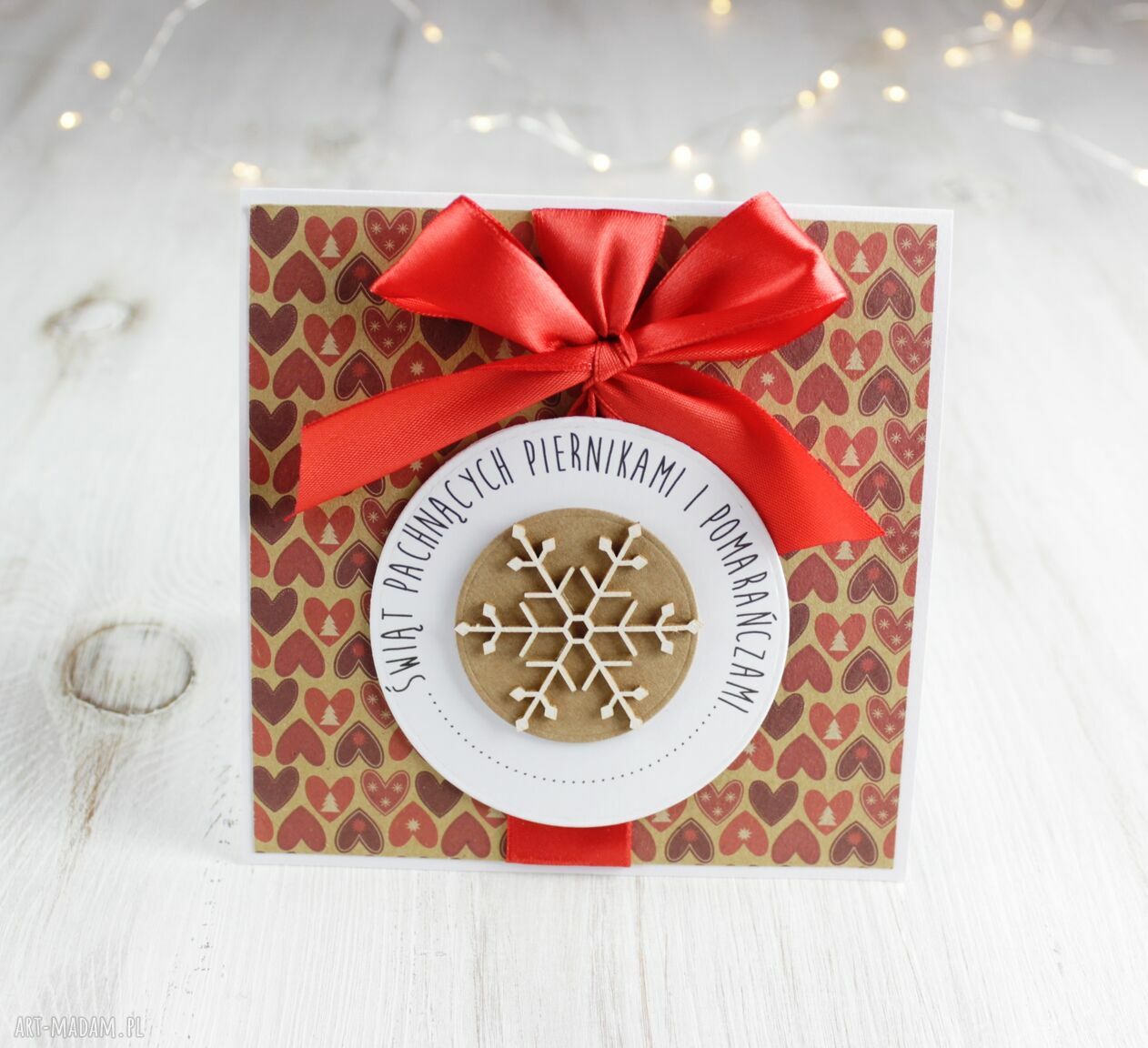 święta upominek! Kartka świąteczna boże narodzenie