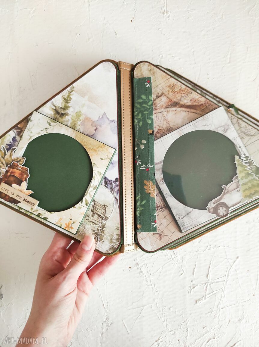 Prezent na urodziny: album scrapbooking do wklejania zdjęć pamiątka dla bliskiej osoby