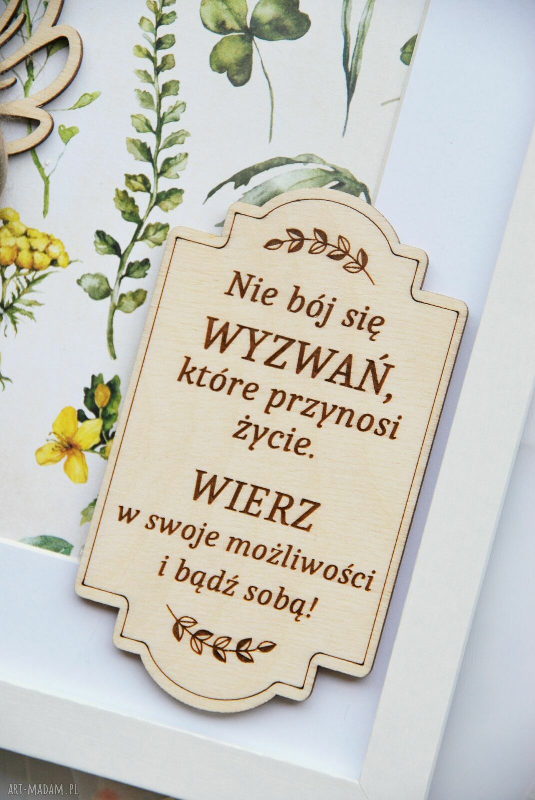 Anioł Stróż w ramce - prezent na urodziny dla niej