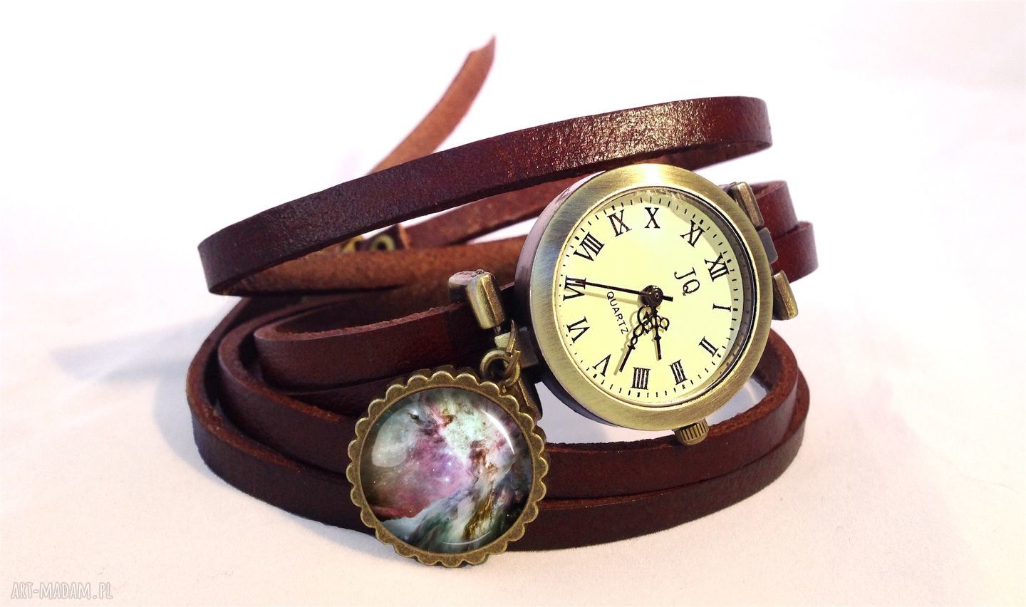 naszyjniki: Orion nebula Medalion z łańcuszkiem Hand Made