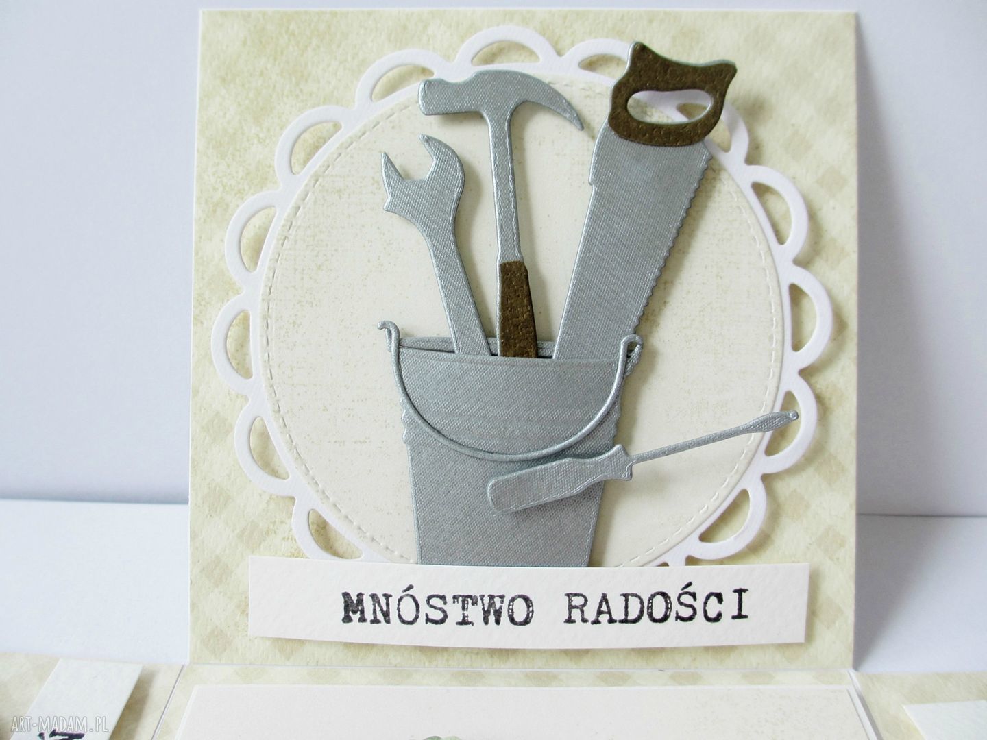 Eksplodujące pudełko urodzinowe - kartka scrapbooking z efektami 3D