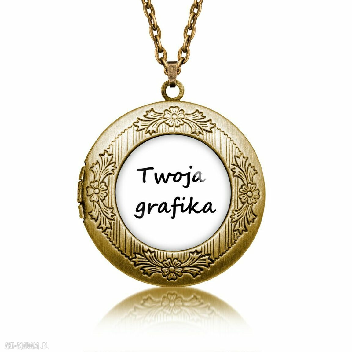 Sekretnik - wisiorek z Twoją grafiką (personalizowany prezent dla Niej)