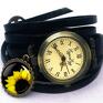 handmade zegarki słonecznik zegarek/bransoletka