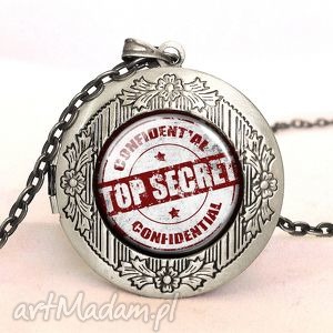 top secret - sekretnik z łańcuszkiem