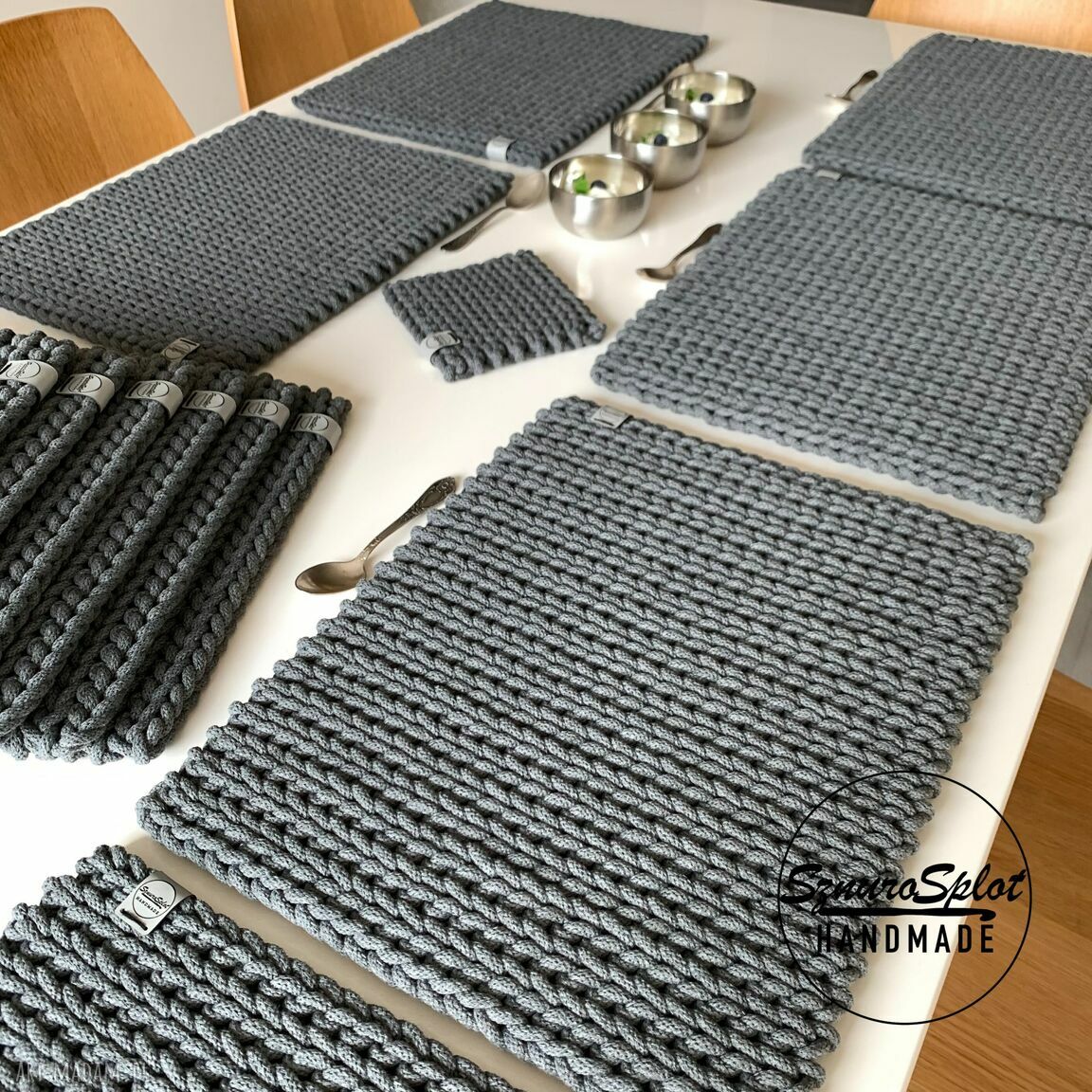 Podkładki prostokątne 30x40 - komplet dla dwojga