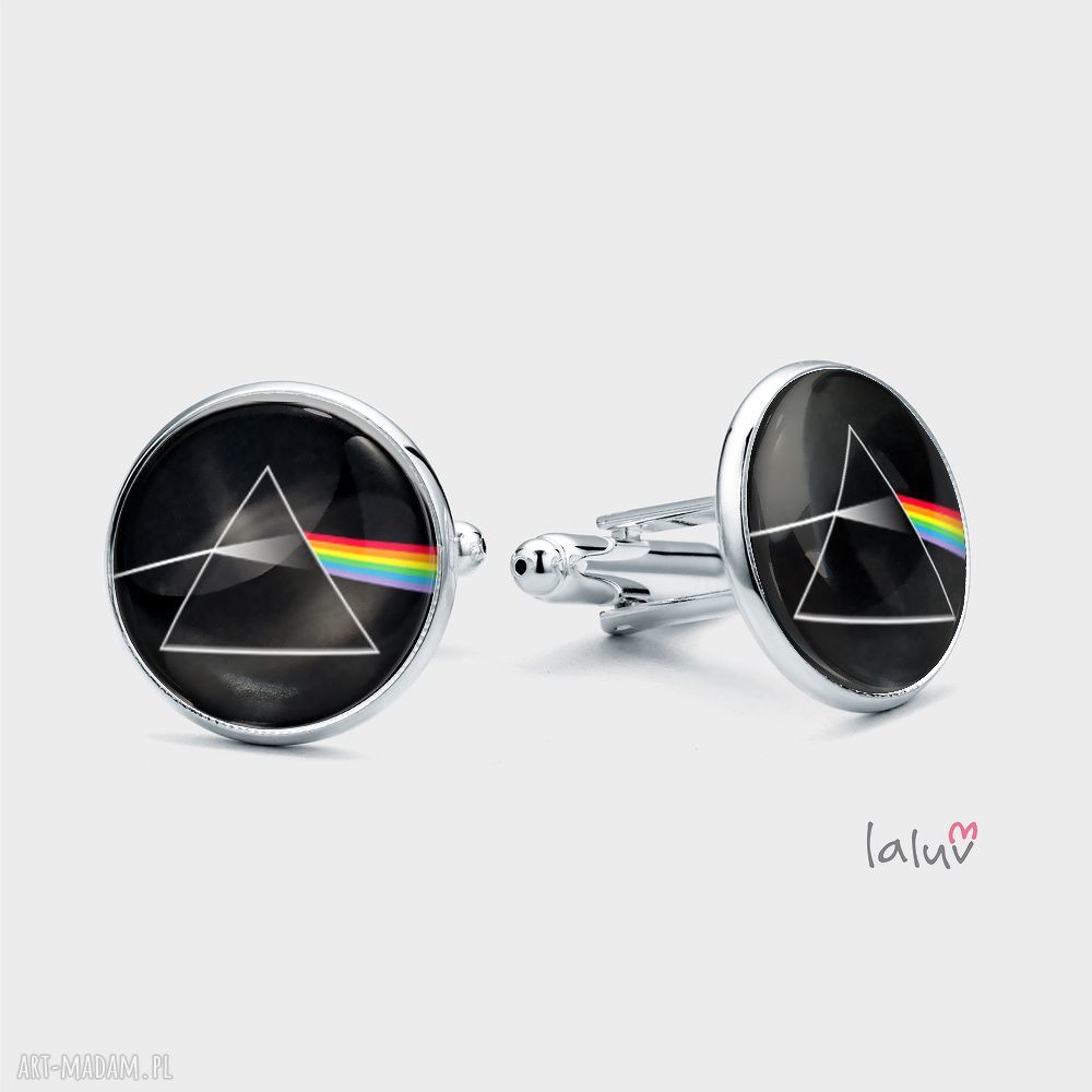 Spinki do mankietów Pink Floyd - ręcznie robione