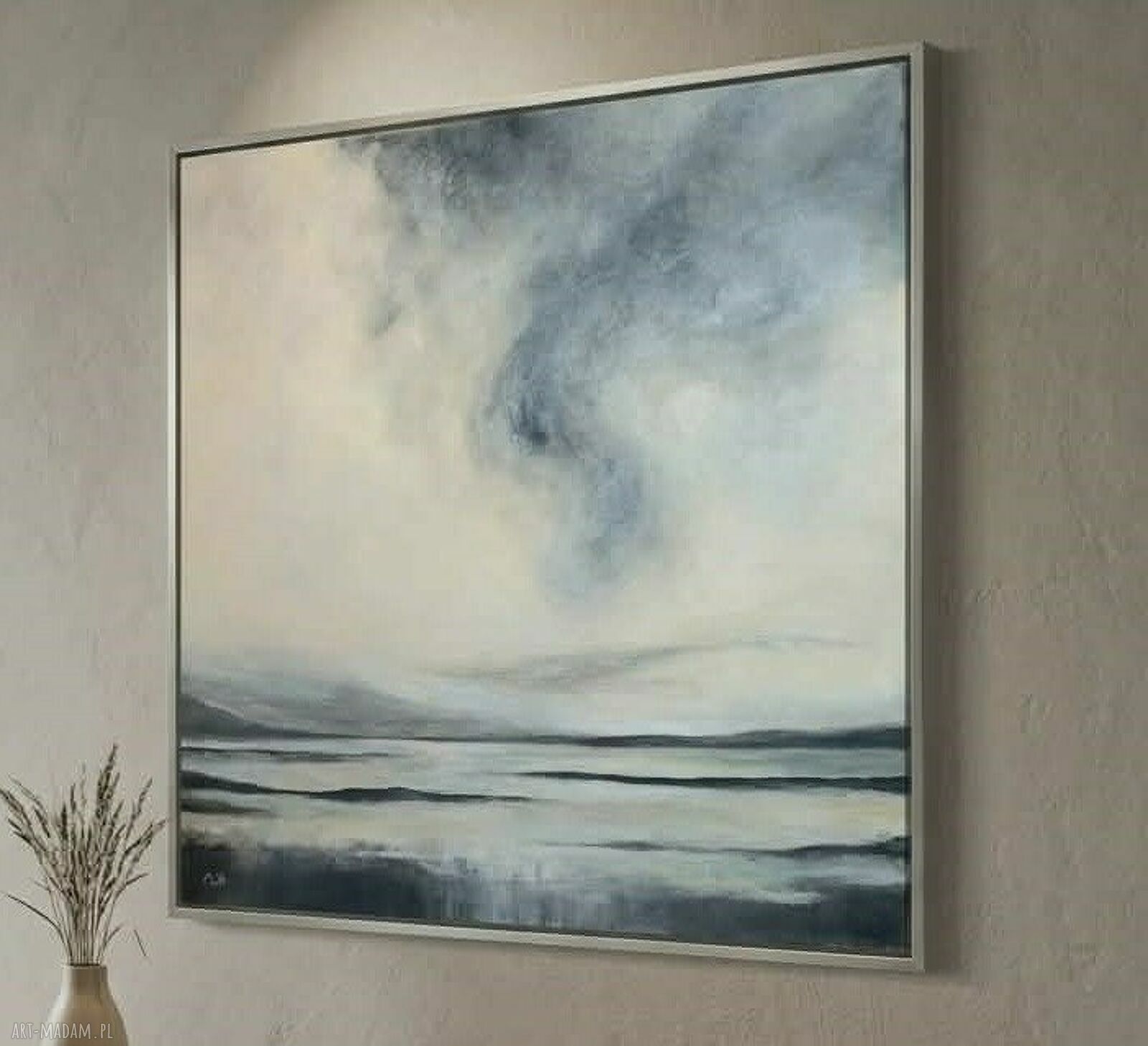 Przebudzenie - oryginalny obraz akrylowy na płótnie 60x60 cm